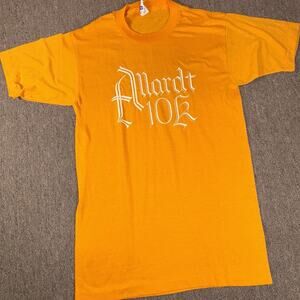 Vintage 1986 Running 10k Shirt Allardt Tennessee New Old Stock Medium Men’s